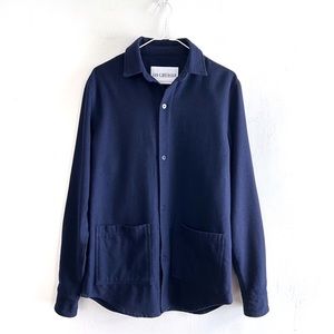 Han Kjobenhavn Public Shirt in Navy Blue Size Medium
